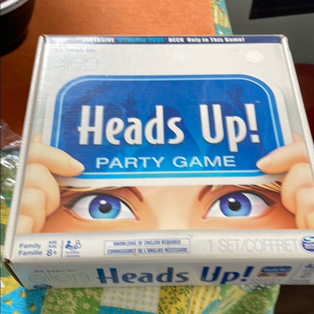 Heads Up! Party Game Family ages 8 & up NWT